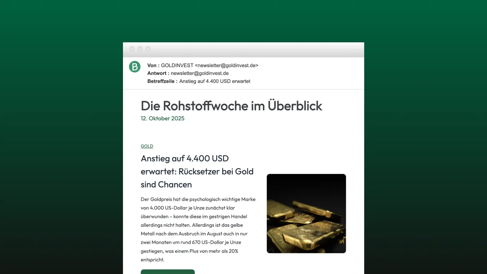 Wochenrückblick